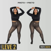 Kit Meia calça forrada Translúcida - Pague 1 e Leve 2 Pares