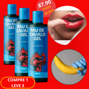 PAU DE CAVALO GEL 3 POR 1 FRETE GRÁTIS QUEIMA DE ESTOQUE