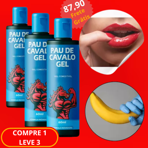 PAU DE CAVALO GEL 3 POR 1 FRETE GRÁTIS QUEIMA DE ESTOQUE
