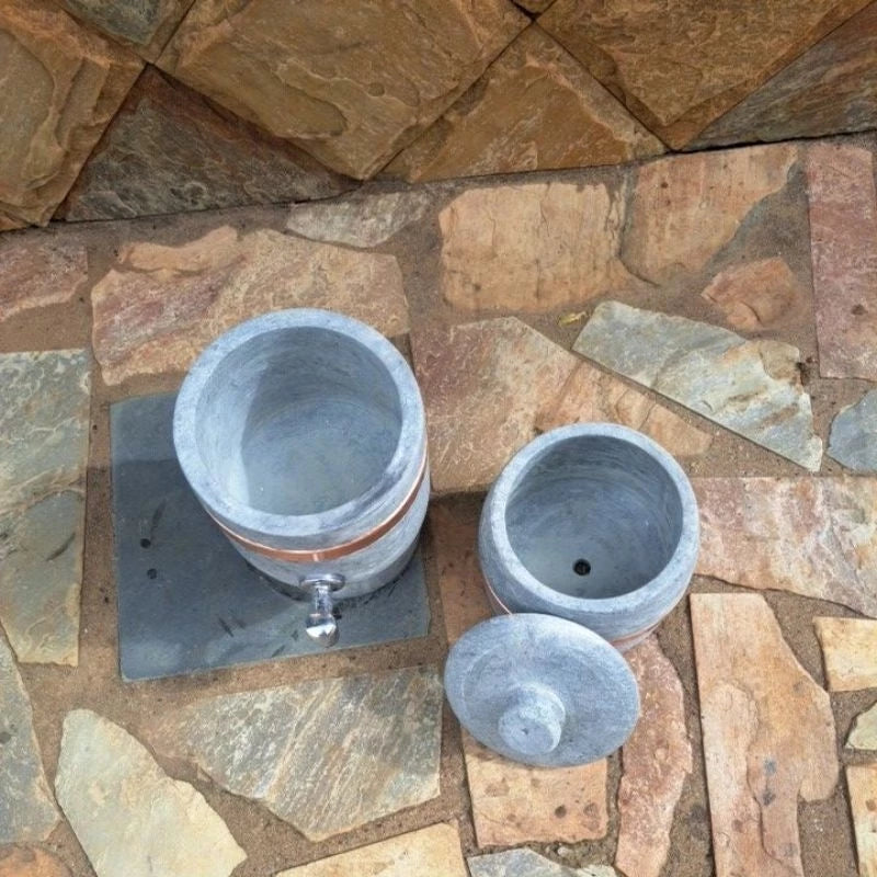 BLACK FRIDAY COMPRE 1 LEVE 2 FILTRO DE PEDRA + FILTRO DE BARRO 5L