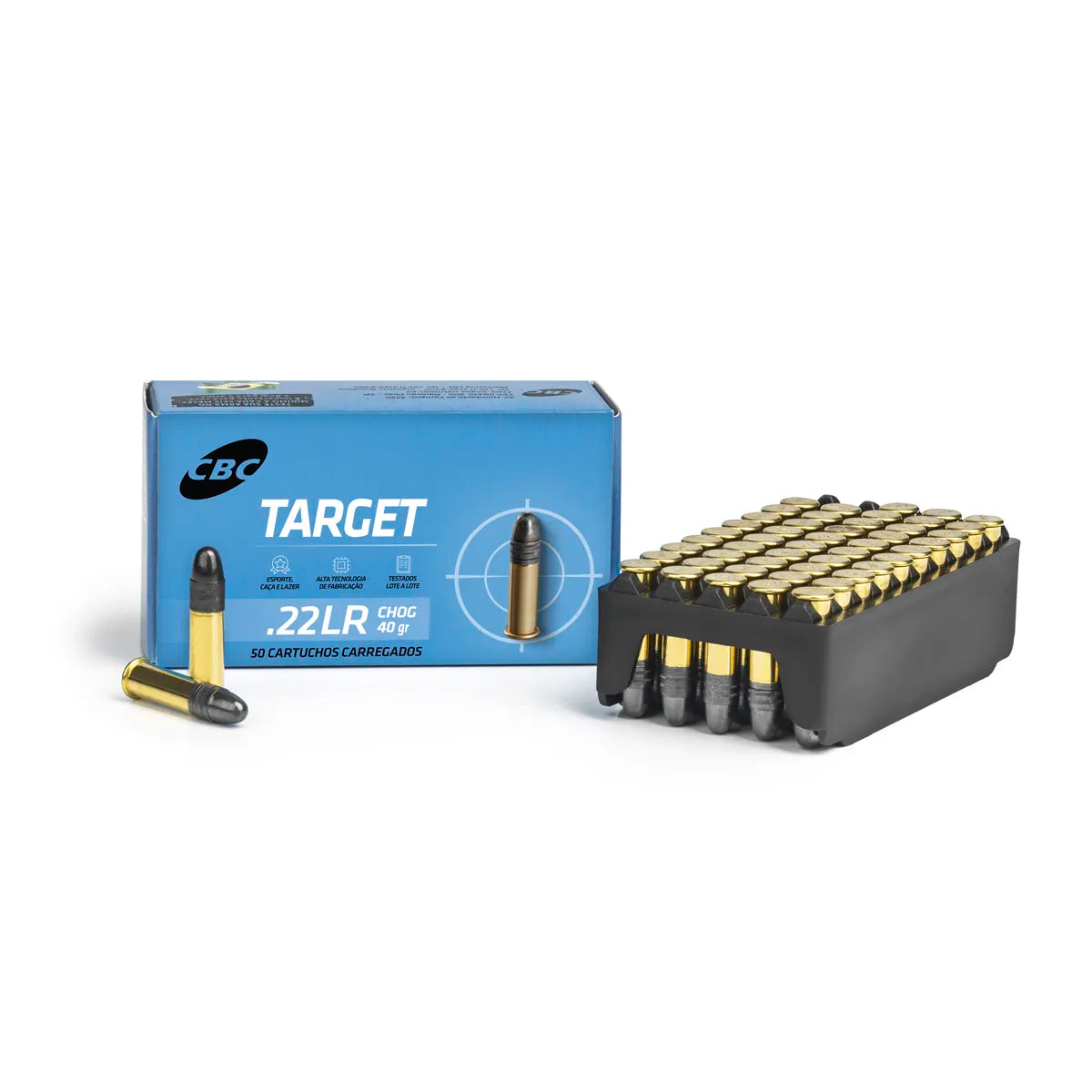 Cartucho .22 LR CHOG 40gr Target Cx50   CBC