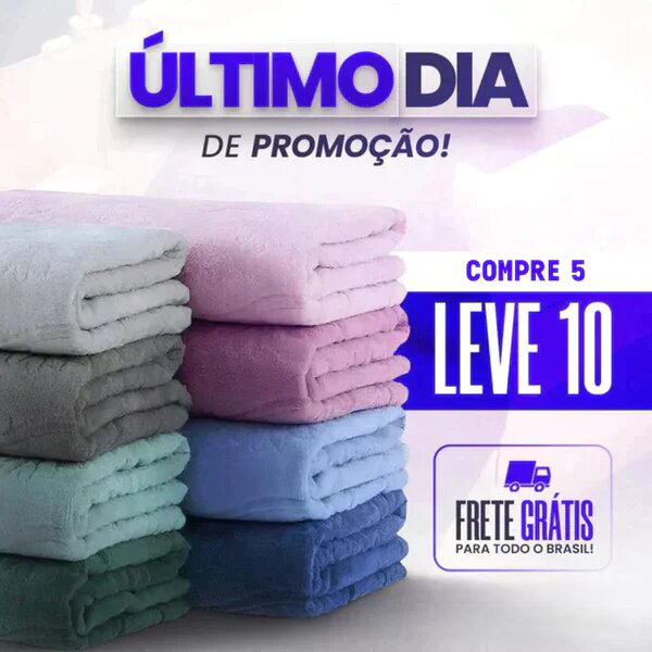 [COMPRE 5 LEVE 10] MEGA KIT Com 10 Toalhas